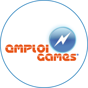 Emploi Games Logo Rond