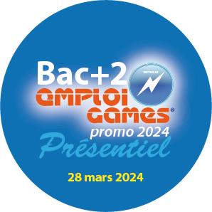 Bac 2 Presentiel Emploigames Promo2024 Logo Rond