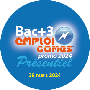 Bac 3 Presentiel Emploigames Promo2024 Logo Rond